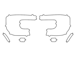 2024-2025 Ford Ranger, All, Headlight Cover Film