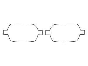 2023-2025 Ford F-250, All With LED Option, Fog Light Cover Film