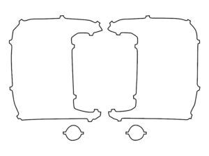 2023-2025 Ford F-250, XL, XLT, Headlight Cover Film