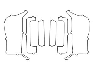 2023-2025 Ford F-250, XL, XLT, Tail Light Cover Film