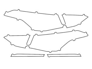 2017-2020 Genesis G80, All, Tail Light Cover Film