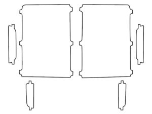 2022-2025 GMC Hummer, Pick Up, Tail Light Cover Film