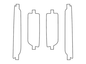 2022-2025 GMC Hummer, SUV, Rear Marker Cover Film