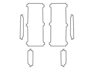 2022-2025 GMC Hummer, SUV, Tail Light Cover Film