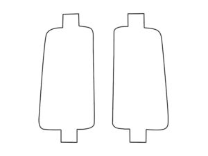 2020-2025 GMC Sierra, 2500, 3500, Reverse Light Cover Film