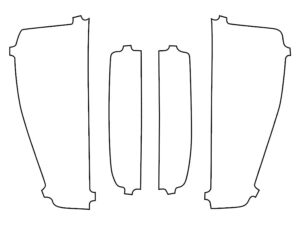 2020-2025 GMC Sierra, 2500, 3500, Tail Light Cover Film