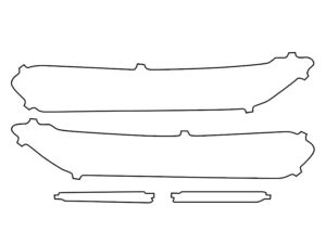 2018-2020 Honda Accord Sedan, All, Headlight Cover Film