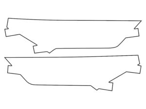 2016-2021 Honda Civic, Coupe, Side Marker Cover Film