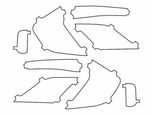 2016-2021 Honda Civic, Coupe, Tail Light Cover Film