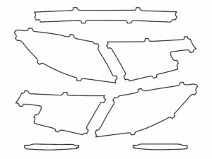 2022-2025 Honda Civic, Hatchback, Tail Light Cover Film