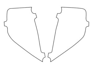 2016-2021 Honda Civic, Hatchback, FK8 Type R, Reverse Light Cover Film