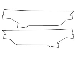 2016-2021 Honda Civic, Sedan, Side Marker Cover Film