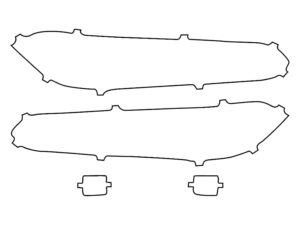 2022-2025 Honda Civic, Sedan, Headlight Cover Film