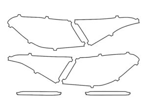 2022-2025 Honda Civic, Sedan, Tail Light Cover Film