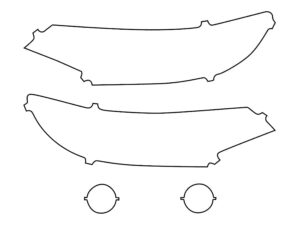 2015-2020 Honda Fit, All, Headlight Cover Film