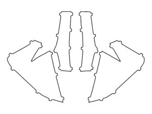 2015-2020 Honda Fit, All, Tail Light Cover Film