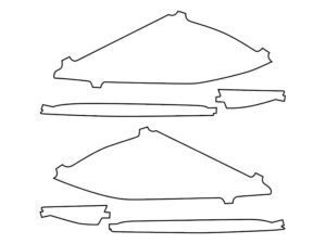 2019-2022 Honda Insight, All, Rear Marker Cover Film