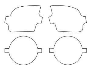 2018-2020 Honda Odyssey, All, Fog Light Cover Film