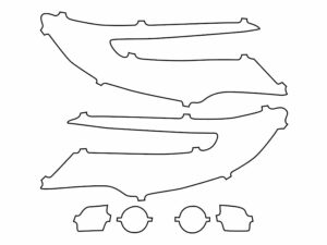 2019-2021 Honda Passport, All, Headlight Cover Film
