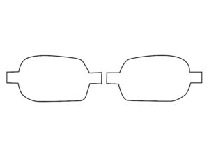 2023-2025 Honda Pilot, All, Fog Light Cover Film