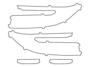 2021-2025 Honda Ridgeline, All, Headlight Cover Film