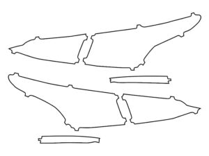 2018-2022 Hyundai Accent, All, Tail Light Cover Film