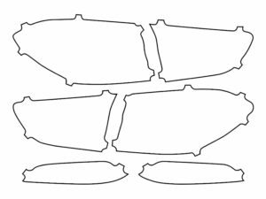 2018-2020 Hyundai Elantra, GT, Tail Light Cover Film