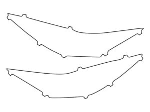 2021-2023 Hyundai Elantra, Sedan, Headlight Cover Film