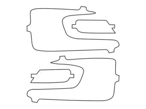 2018-2021 Hyundai Kona, All, Rear Marker Cover Film