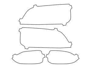 2018-2021 Hyundai Kona, All, Headlight Cover Film