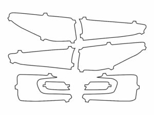 2018-2021 Hyundai Kona, All, Tail Light Cover Film