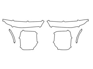 2020-2022 Hyundai Palisade, All, Headlight Cover Film