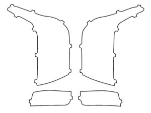 2020-2022 Hyundai Palisade, All, Tail Light Cover Film