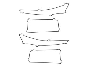 2021-2025 Hyundai Santa Fe, All, Headlight Cover Film