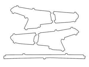 2021-2025 Hyundai Santa Fe, All, Tail Light Cover Film