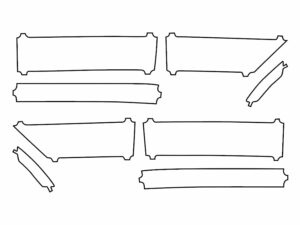 2024-2025 Hyundai Santa Fe, All, Tail Light Cover Film