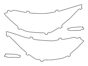 2020-2023 Hyundai Sonata, Limited, SEL, Headlight Cover Film