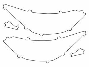 2020-2023 Hyundai Sonata, SE, Headlight Cover Film