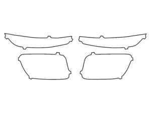 2020-2025 Hyundai Venue, All, Headlight Cover Film