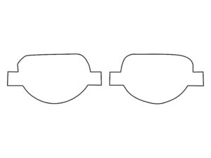 2018-2025 Infiniti Q50, All, Fog Light Cover Film