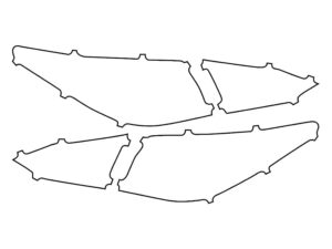 2018-2025 Infiniti Q50, All, Tail Light Cover Film