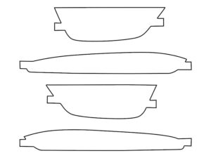 2016-2020 Infiniti QX60, All, Rear Marker Cover Film