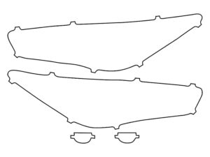 2016-2020 Infiniti QX60, All, Headlight Cover Film