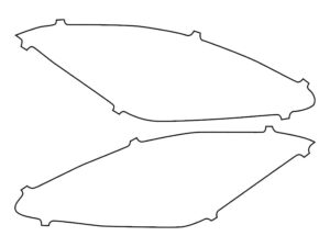 2018-2020 Jaguar E-Pace, All, Headlight Cover Film