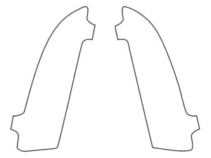 2021-2025 Jaguar E-Pace, All, Rear Marker Cover Film