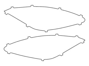 2021-2025 Jaguar E-Pace, All, Headlight Cover Film