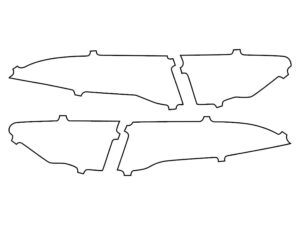 2020 Jaguar XE, All, Tail Light Cover Film