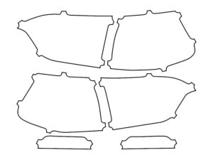 2019-2023 Jeep Cherokee, All, Tail Light Cover Film