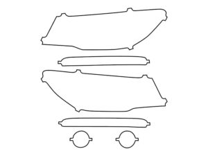 2018-2021 Jeep Compass, All, Headlight Cover Film