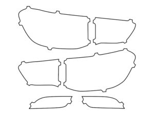 2018-2021 Jeep Compass, All, Tail Light Cover Film